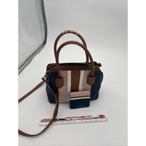 Fossil multicolor a lot of two satchel and card case